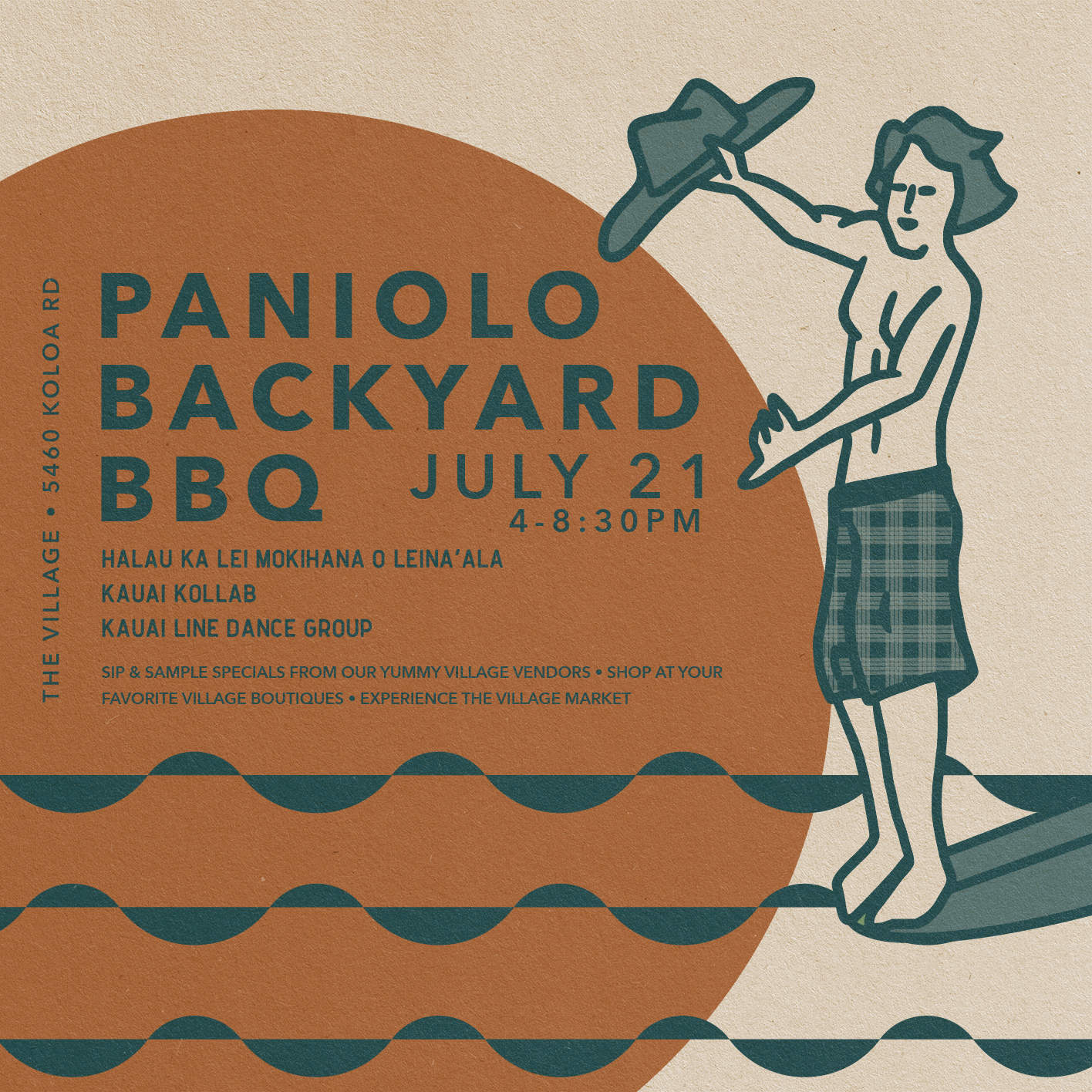 Paniola Backyard BBQ Poster